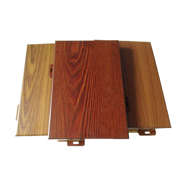 Panel de aluminio y madera Fusión de calidez natural y resistencia moderna